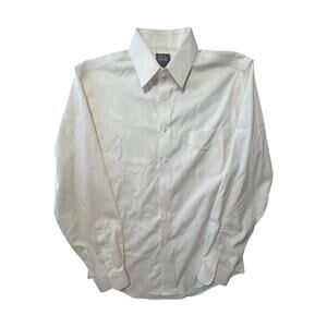 Jos. A. Bank 15.5-35 Slim Fit Medium Light Yellow Dress Shirt